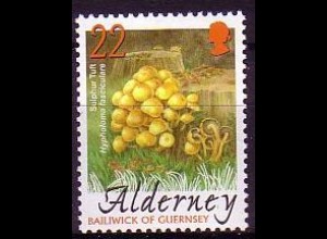 Alderney Mi.Nr. 224 Grünblättriger Schwefelkopf (22)