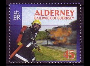 Alderney Mi.Nr. 246 Löschen eines Übungsbrandes (45)