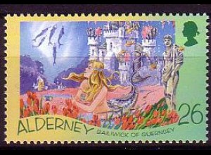 Alderney Mi.Nr. 248 H. Chr. Andersen, "Die kleine Meerjungfrau" (26)