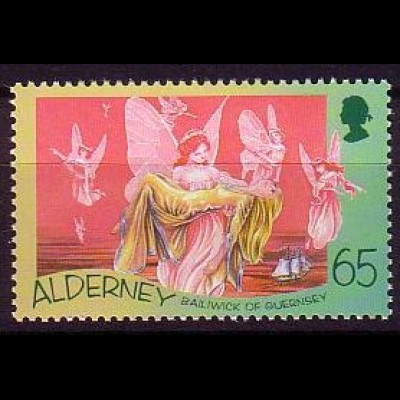 Alderney Mi.Nr. 252 H. Chr. Andersen, "Die kleine Meerjungfrau" (65)