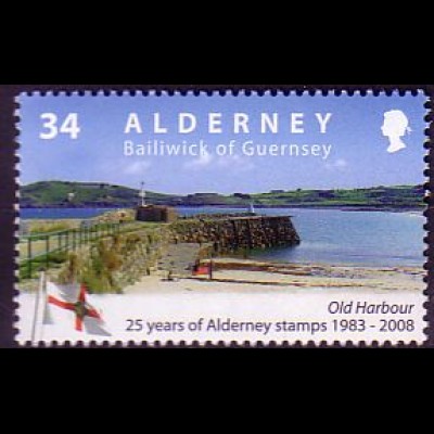 Alderney Mi.Nr. 332 Landschaften, Alter Hafen (34)