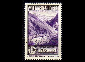 Andorra frz. Mi.Nr. 42 Freim. Schlucht von St. Julià (1,75 Fr)