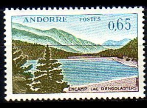 Andorra frz. Mi.Nr. 172 Freim. Engolasters-See (0,65)