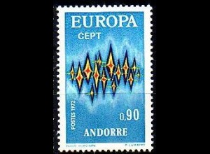 Andorra frz. Mi.Nr. 239 Europa 72, Sterne (0,90)