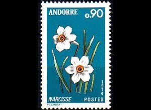 Andorra frz. Mi.Nr. 257 Blumen, Narzisse (0,90)