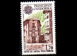 Andorra frz. Mi.Nr. 298 Europa 79, erstes franz. Postamt in Andorra (1,70)