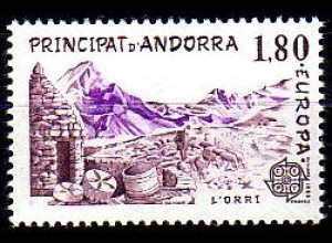 Andorra frz. Mi.Nr. 334 Europa 83, Käserei (1,80)
