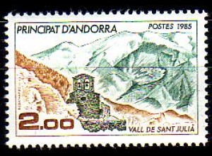 Andorra frz. Mi.Nr. 359 Tourismus, Sant-Julà-Tal (2)