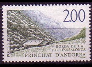 Andorra frz. Mi.Nr. 393 Tourismus, Bauernhof Tor d'Ansalonga (2)