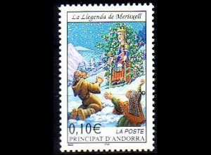 Andorra frz. Mi.Nr. 580 Freim. Sagen + Leg., Legende von Meritxell (0,10)