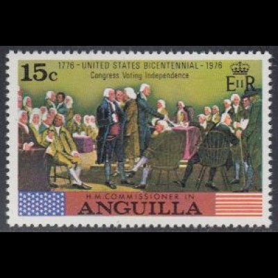 Anguilla Mi.Nr. 219A 200J.USA-Unabhängigkeit, Unabhängigkeitserkl.Congress (15)