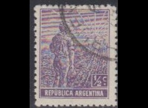 Argentinien Mi.Nr. 156Y Freim. Landarbeiter vor Sonne (1/2)