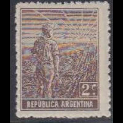 Argentinien Mi.Nr. 158XA Freim. Landarbeiter vor Sonne (2)