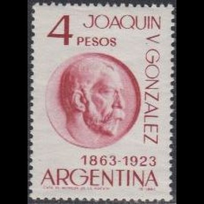 Argentinien Mi.Nr. 851 Joaquín V. González (4)