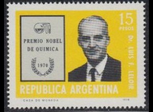 Argentinien Mi.Nr. 1282 Nobelpreisträger für Chemie, Luis F. Leloir, (15)
