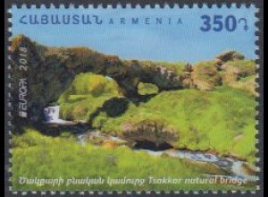 Armenien MiNr. 1073 Europa 18, Brücken, Natürliche Brücke bei Tsakkar (350)