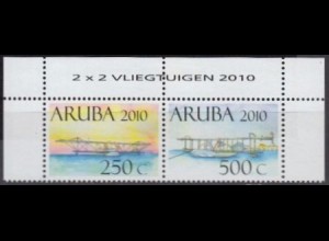 Aruba Mi.Nr. Zdr.484-85 Historische Wasserflugzeuge