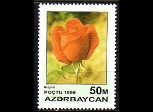 Aserbaidschan Mi.Nr. 320 Rosenzüchtung Burgund (50)