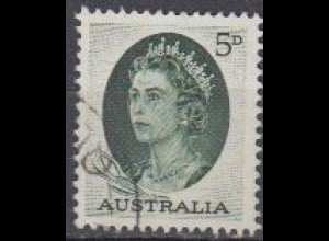 Australien Mi.Nr. 329A Freim. Königin Elisabeth II, vierseitig gez. (5)
