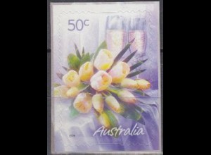 Australien Mi.Nr. 2433BA Grußmarke Tulpenstrauß, skl. (50)