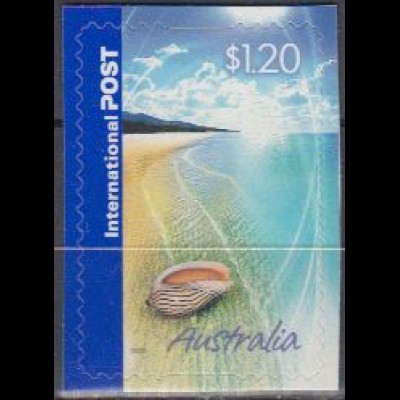 Australien Mi.Nr. 2436BA Grußmarke Sandstrand mit Meeresschnecke skl. (1,20)