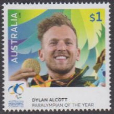 Australien MiNr. 4589 Dylan Alcott, Olympiasieger Rollstuhlbasketball (1)