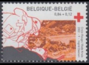 Belgien Mi.Nr. 3120 Rotes Kreuz, Katastrophenhilfe (0,84+0,12)