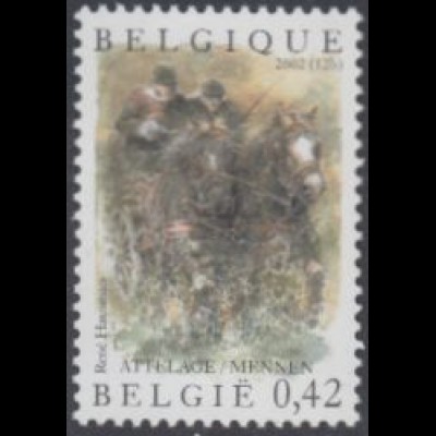 Belgien Mi.Nr. 3135 Pferde, Gespannfahren (0,42)