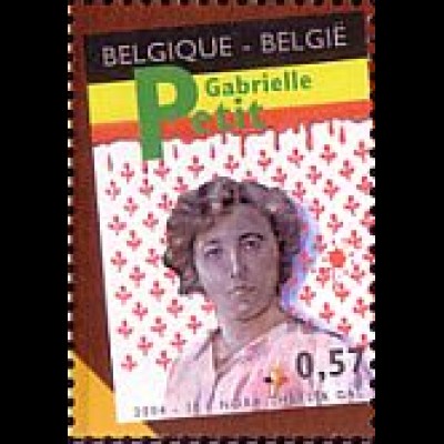 Belgien Mi.Nr. 3289 Gabrielle Petit - Spion im I. Weltkrieg (0,57)