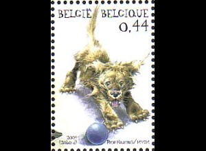 Belgien Mi.Nr. 3371 Briefmarkenausst. BELGICA '06, Hund (0,44)