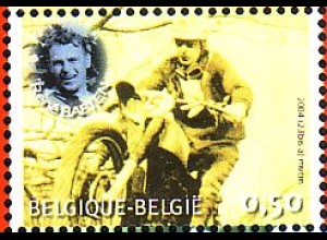 Belgien Mi.Nr. 3383 Belg. Motorradweltmeister, René Baeten (0,50)