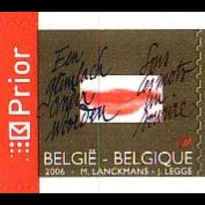 Belgien Mi.Nr. 3547IBD Fest der Briefmarke, selbstkl., links geschn. (-)