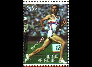 Belgien Mi.Nr. 3572 Leichtathletik Sportfest, Steve Ovett (0,52)