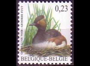 Belgien Mi.Nr. 3594 Freim. Vögel, Schwarzhalstaucher (0,23)