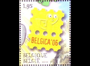 Belgien Mi.Nr. 3608 Briefmarkenausstellung BELGICA '06, Emblem (1,95)