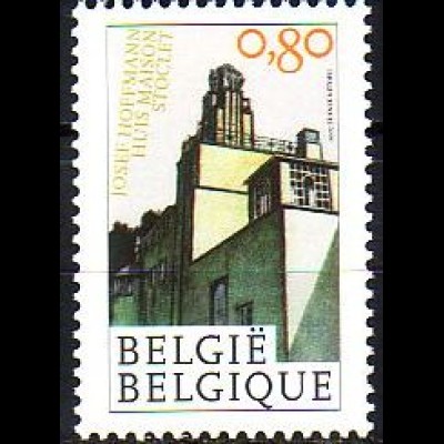 Belgien Mi.Nr. 3679 Palais Stoclet, Außenansicht (0,80)