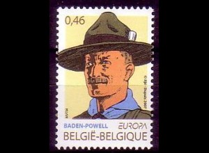 Belgien Mi.Nr. 3681 Europa 07, Pfadfinder, Baden-Powell (0,46)