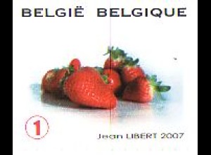 Belgien Mi.Nr. 3739 Freim. Obst, skl., Erdbeere, rechts geschn. (1)