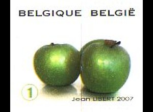 Belgien Mi.Nr. 3741 Freim. Obst, skl., Apfel, rechts geschn. (1)
