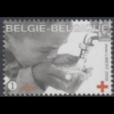 Belgien Mi.Nr. 3927 Rotes Kreuz, Wasser - Schutz (1+0,25)