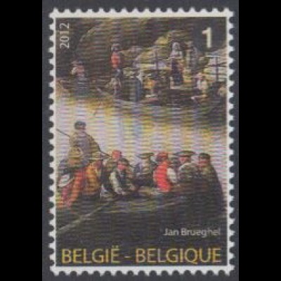 Belgien Mi.Nr. 4300 Ausst.d.Briefmarken v.Fürst Albert II v.Monaco, Brueghel (1)