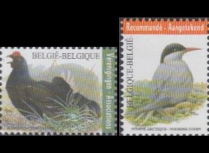 Belgien Mi.Nr. 4351-52 Freim. Vögel, Birkhuhn, Seeschwalbe (2 Werte)