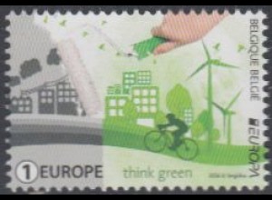 Belgien Mi.Nr. 4639 Europa 16, Umweltbewusst leben, Von Grau zu Grün (1)