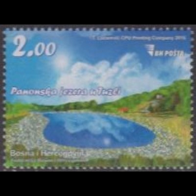 Bosnien-Herz. MiNr. 703 Freim. Pannonische Salzwasserseen Tuzla (2,00)