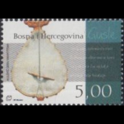 Bosnien-Herz.Kroat. Mi.Nr. 156 Mustikinstrumente, Gusle (5,00)