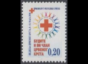 Bosnien-Herz.Serb.Zwangszuschlagsm.Mi.Nr. 26A Rotes Kreuz, Menschenkette (0,20)