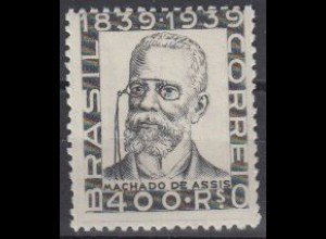 Brasilien Mi.Nr. 533 100.Geb. Dichter Machado de Assis (400)