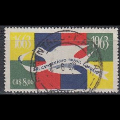 Brasilien Mi.Nr. 1028 300J. Post in Brasilien, Brieftaube (8,00)