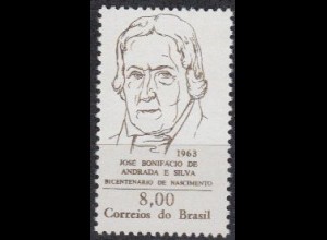 Brasilien Mi.Nr. 1037 200.Geb. José Bonifácio de Andrada e Silva (8,00)