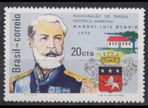 Brasilien Mi.Nr. 1255 Einweihung historischer Park Marschall Osório, Wappen (20)